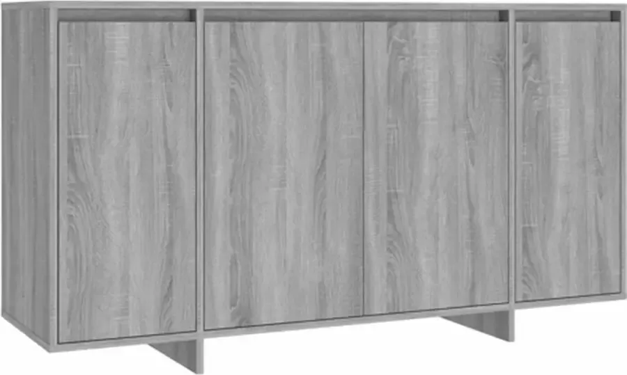 VidaXL -Dressoir-135x41x75-cm-bewerkt-hout-grijs-sonoma-eikenkleurig - Foto 4