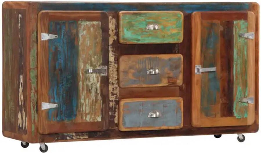 VidaXL -Dressoir-150x43x86-cm-massief-gerecycled-hout
