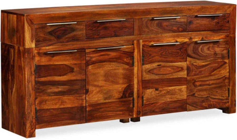 VidaXL Dressoir 160x35x75 cm Sheeshamhout Dressoir Sheeshamhouten Dressoir Vintage Dressoir Salontafel Tv Tafel - Foto 2