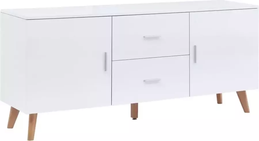 VidaXL -Dressoir-160x40x70-cm-MDF-wit