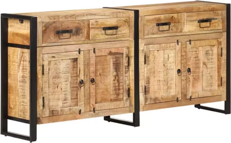 Vida XL Dressoir 172x35x80 cm massief mangohout SKU: V321696 - Foto 2