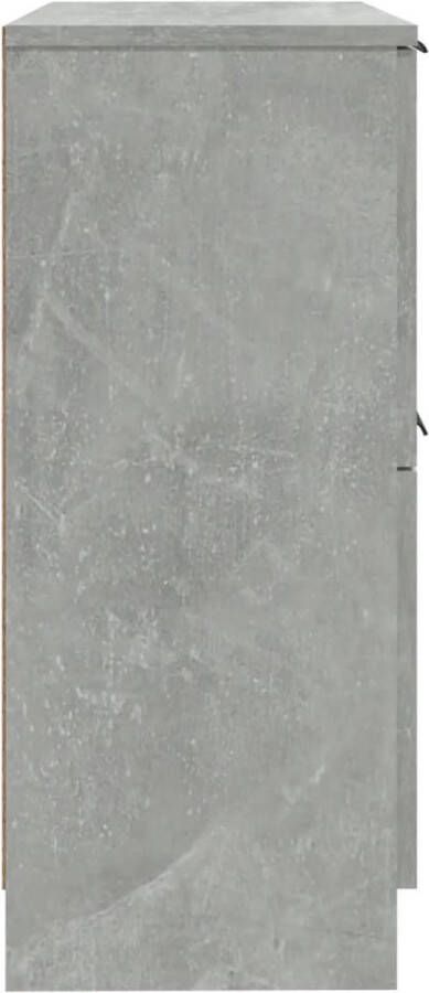 VidaXL -Dressoir-30x30x70-cm-bewerkt-hout-betongrijs - Foto 2