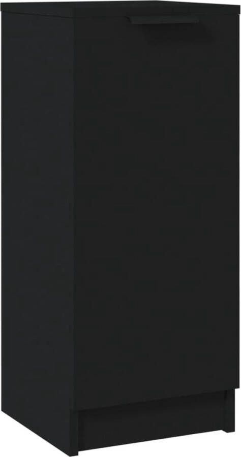 VidaXL -Dressoir-30x30x70-cm-bewerkt-hout-zwart - Foto 2
