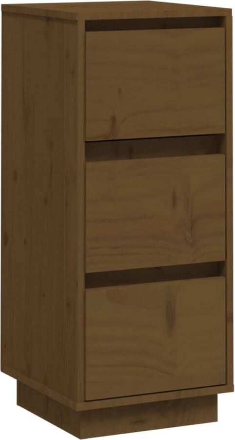 VidaXL -Dressoir-32x34x75-cm-massief-grenenhout-honingbruin