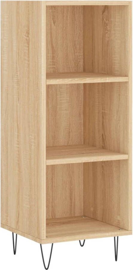 VidaXL -Dressoir-34 5x32 5x90-cm-bewerkt-hout-sonoma-eikenkleurig - Foto 4