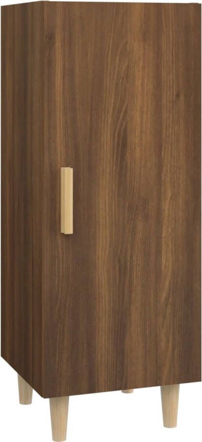VidaXL -Dressoir-34 5x34x90-cm-bewerkt-hout-bruineikenkleurig - Foto 2