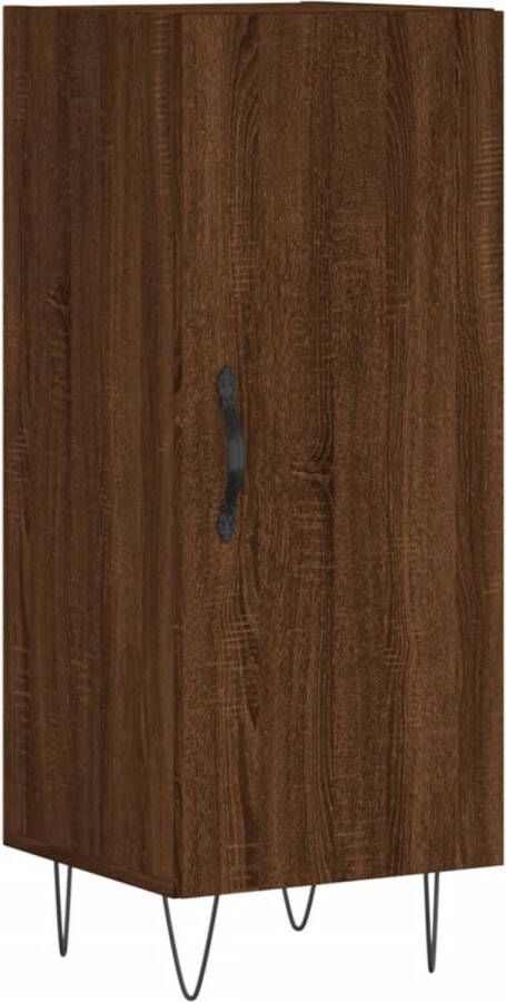 VidaXL -Dressoir-34 5x34x90-cm-bewerkt-hout-bruineikenkleurig - Foto 3