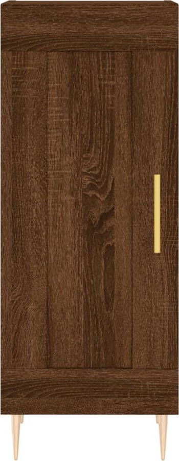 Prolenta Premium INFIORI Dressoir 34 5x34x90 cm bewerkt hout bruineikenkleurig - Foto 11