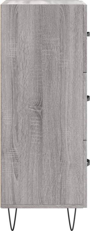 VidaXL -Dressoir-34 5x34x90-cm-bewerkt-hout-grijs-sonoma-eikenkleurig - Foto 10