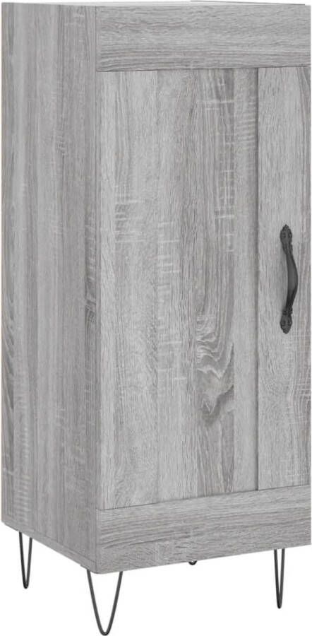 Prolenta Premium INFIORI Dressoir 34 5x34x90 cm bewerkt hout grijs sonoma eikenkleurig - Foto 6