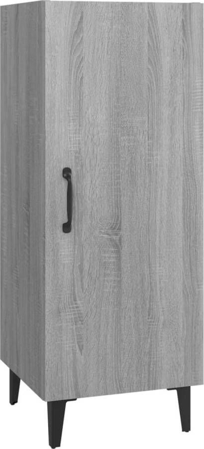 VidaXL -Dressoir-34 5x34x90-cm-bewerkt-hout-grijs-sonoma-eikenkleurig - Foto 6