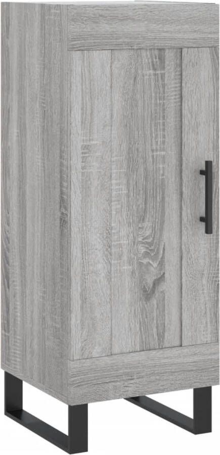 Prolenta Premium INFIORI Dressoir 34 5x34x90 cm bewerkt hout grijs sonoma eikenkleurig - Foto 7