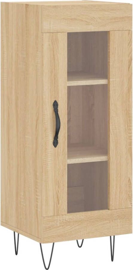 Prolenta Premium INFIORI Dressoir 34 5x34x90 cm bewerkt hout sonoma eiken - Foto 6