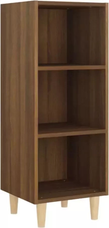 VidaXL -Dressoir-34 5x32 5x90-cm-bewerkt-hout-bruineikenkleurig - Foto 3