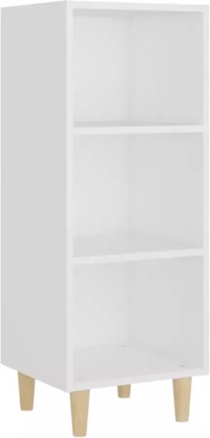VidaXL -Dressoir-34 5x32 5x90-cm-bewerkt-hout-wit - Foto 3