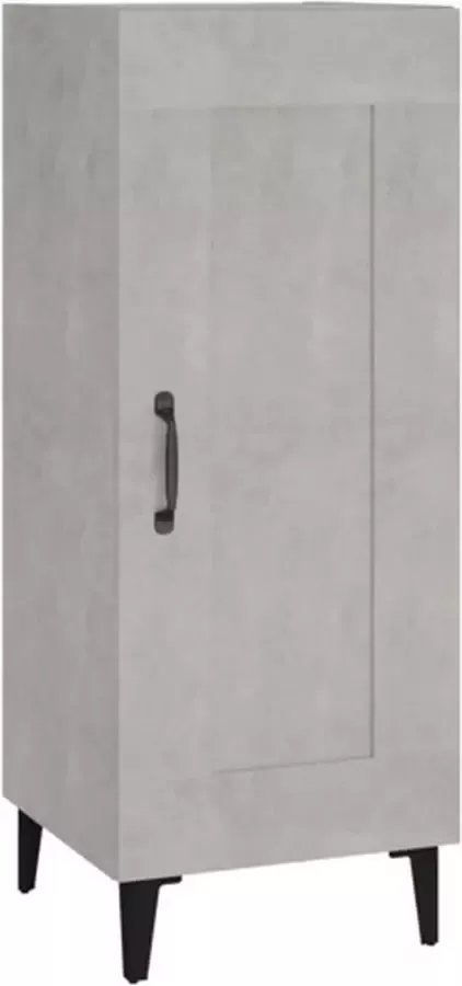 VidaXL -Dressoir-34 5x34x90-cm-bewerkt-hout-betongrijs - Foto 4