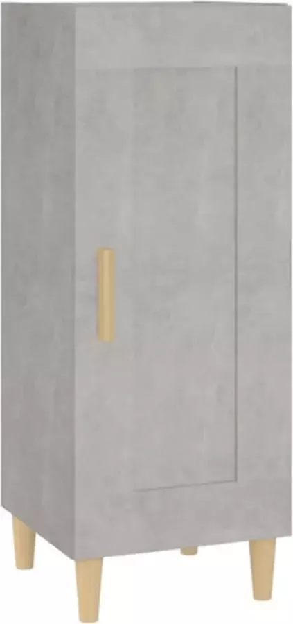 VidaXL -Dressoir-34 5x34x90-cm-bewerkt-hout-betongrijs - Foto 8