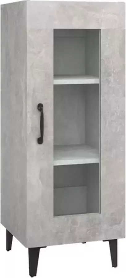 VidaXL -Dressoir-34 5x34x90-cm-bewerkt-hout-betongrijs - Foto 10