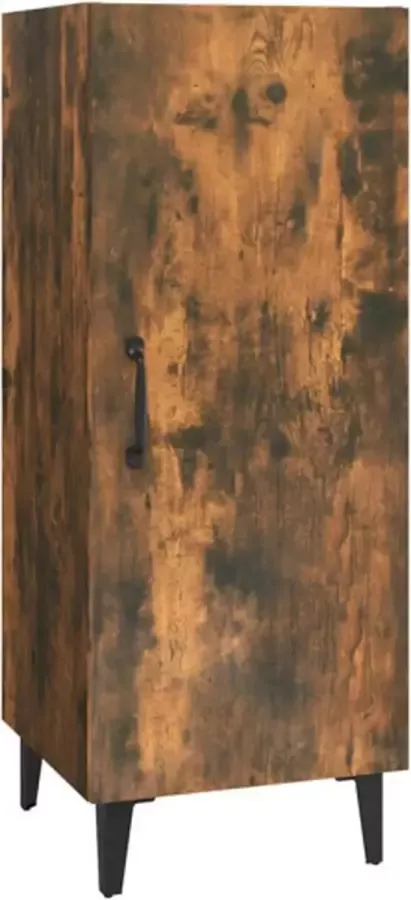 VidaXL -Dressoir-34 5x34x90-cm-bewerkt-hout-gerookt-eikenkleurig - Foto 3