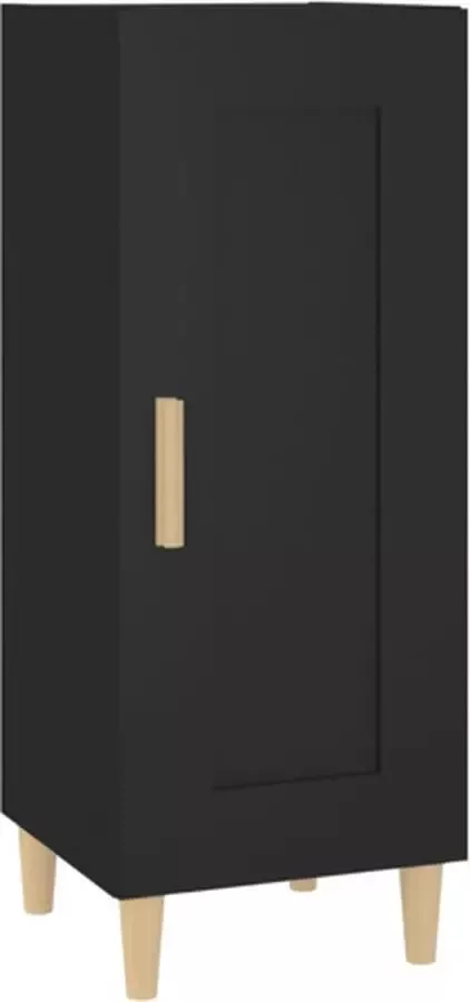 VidaXL -Dressoir-34 5x34x90-cm-bewerkt-hout-zwart - Foto 7