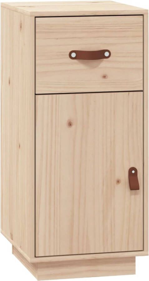 VidaXL Dressoir 34x40x75 cm massief grenenhout Dressoir Grenenhouten Dressoir Vintage Dressoir Landelijk Dressoir Salontafel - Foto 2