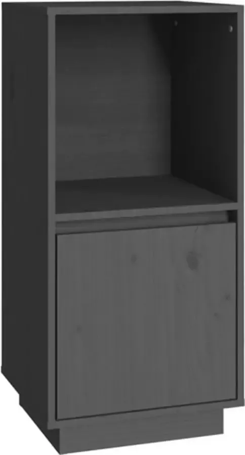 VidaXL -Dressoir-38x35x80-cm-massief-grenenhout-grijs - Foto 5