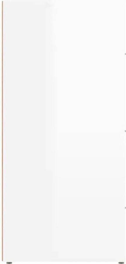 VidaXL -Dressoir-40x33x70-cm-bewerkt-hout-hoogglans-wit - Foto 3