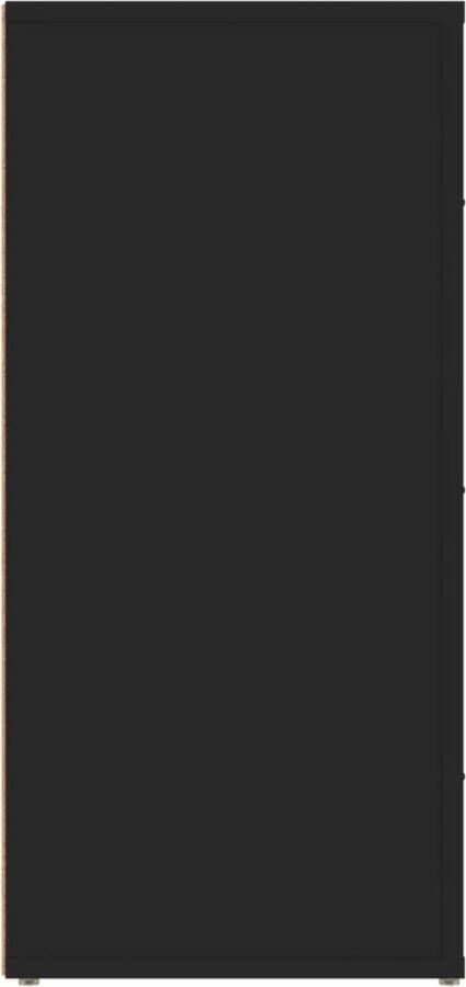 VidaXL -Dressoir-40x33x70-cm-bewerkt-hout-zwart - Foto 2