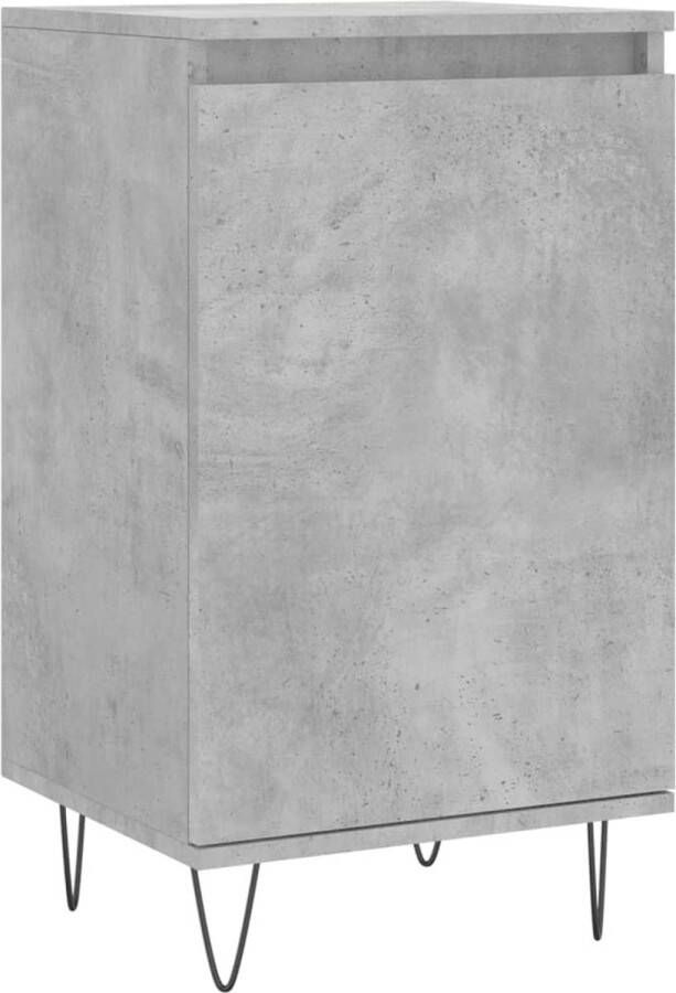 VidaXL Dressoir 40x35x70 cm Bewerkt hout Grijs Dressoir Meubel Houten Dressoir Grijze Dressoir Vintage Dressoir - Foto 5