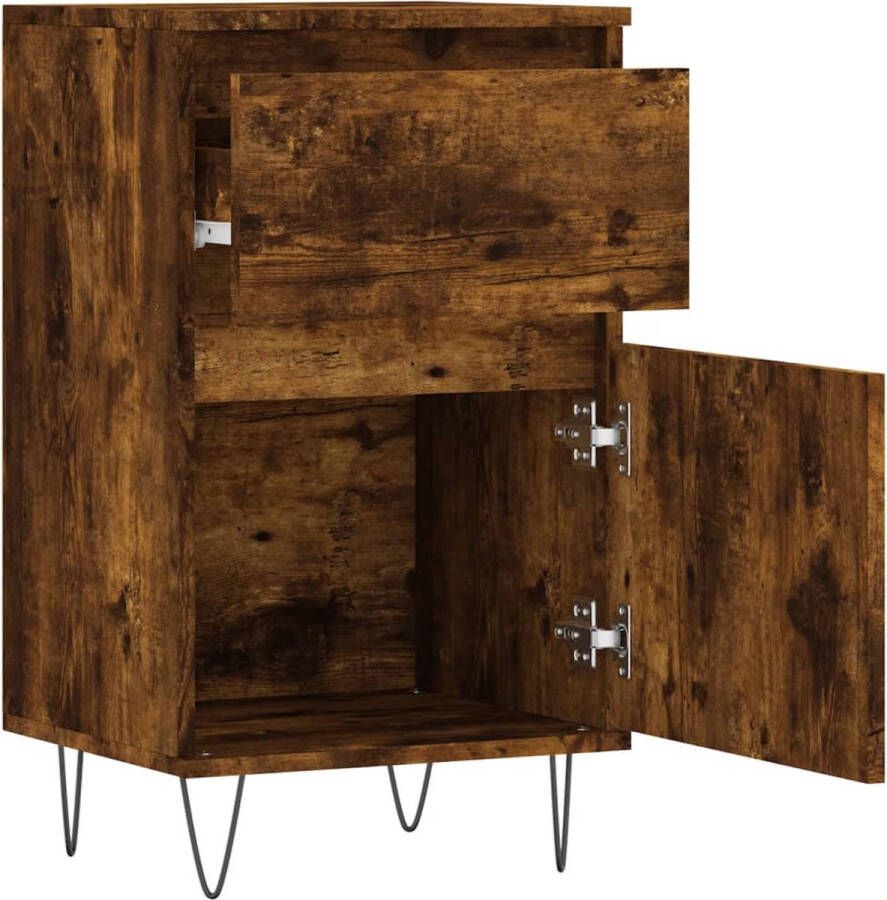 VidaXL -Dressoir-40x35x70-cm-bewerkt-hout-gerookt-eikenkleurig - Foto 5