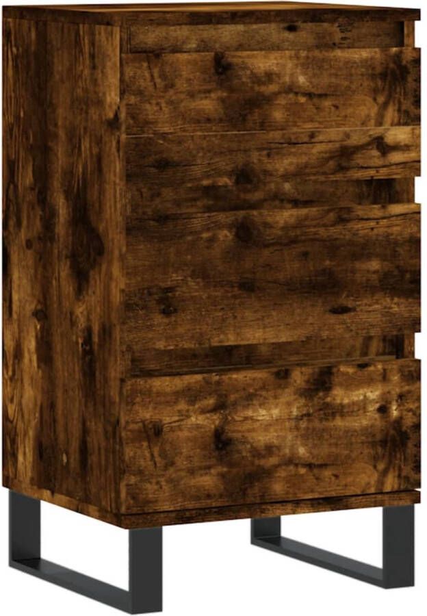 VidaXL -Dressoir-40x35x70-cm-bewerkt-hout-gerookt-eikenkleurig - Foto 3