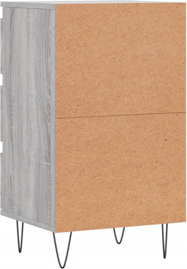 VidaXL -Dressoir-40x35x70-cm-bewerkt-hout-grijs-sonoma - Foto 7