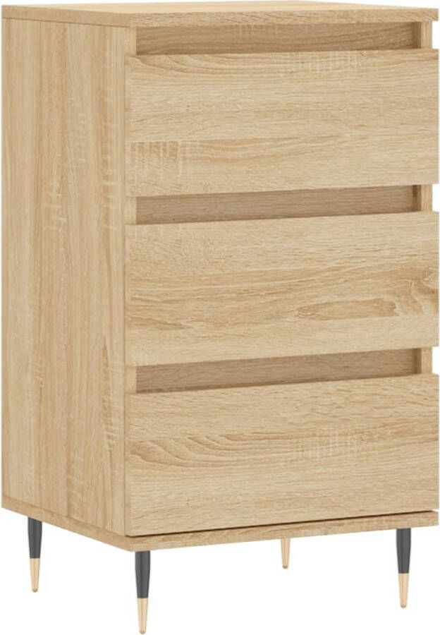 VidaXL -Dressoir-40x35x70-cm-bewerkt-hout-sonoma-eikenkleurig - Foto 2