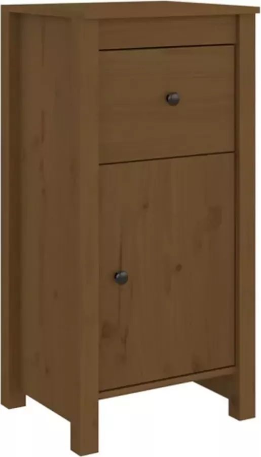 VidaXL -Dressoir-40x35x80-cm-massief-grenenhout-honingbruin - Foto 7
