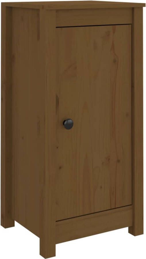 VidaXL -Dressoir-40x35x80-cm-massief-grenenhout-honingbruin - Foto 6