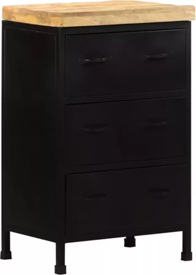 VidaXL Dressoir 47x35x76 cm ruw mangohout