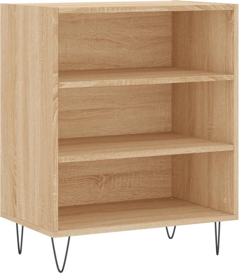 VidaXL -Dressoir-57x35x70-cm-bewerkt-hout-sonoma-eikenkleurig - Foto 4