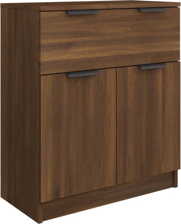 VidaXL -Dressoir-60x30x70-cm-bewerkt-hout-bruineikenkleurig - Foto 2