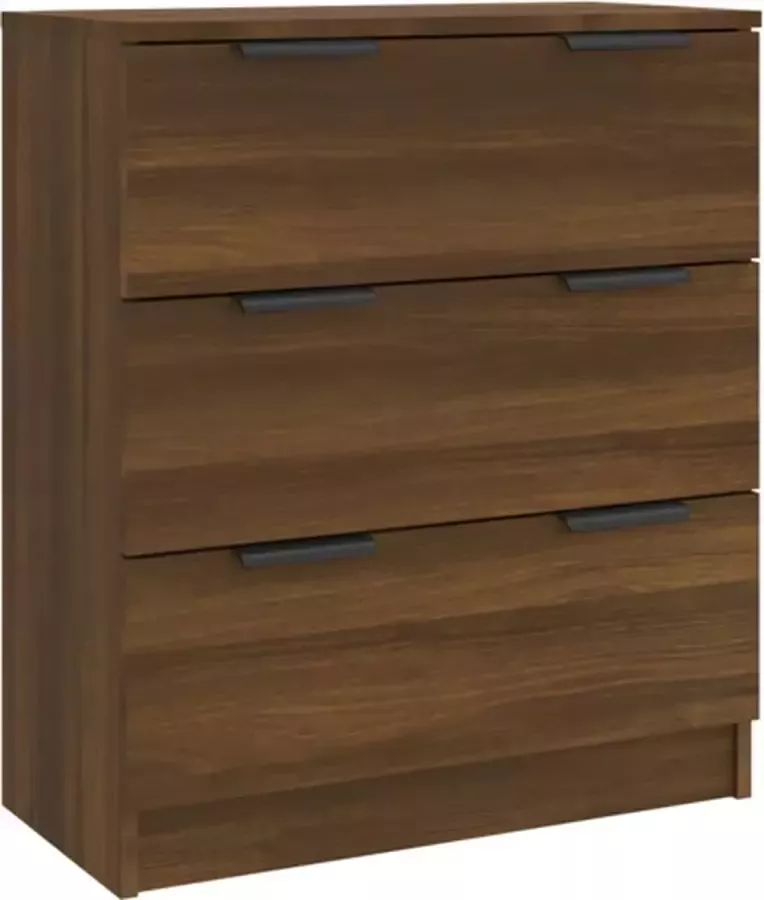 VidaXL -Dressoir-60x30x70-cm-bewerkt-hout-bruineikenkleurig - Foto 5