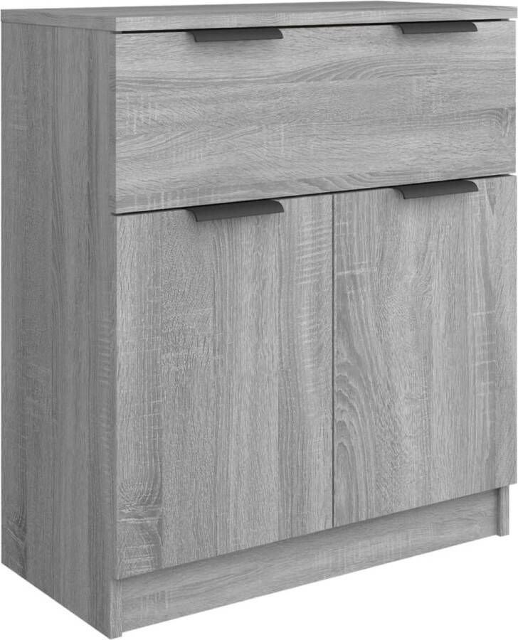 VidaXL -Dressoir-60x30x70-cm-bewerkt-hout-grijs-sonoma-eikenkleurig - Foto 2