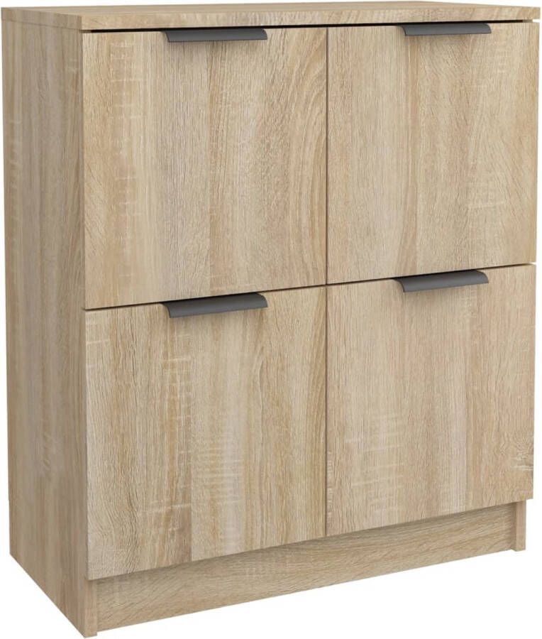 VidaXL -Dressoir-60x30x70-cm-bewerkt-hout-sonoma-eikenkleurig - Foto 3