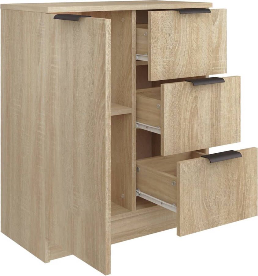 VidaXL -Dressoir-60x30x70-cm-bewerkt-hout-sonoma-eikenkleurig - Foto 2