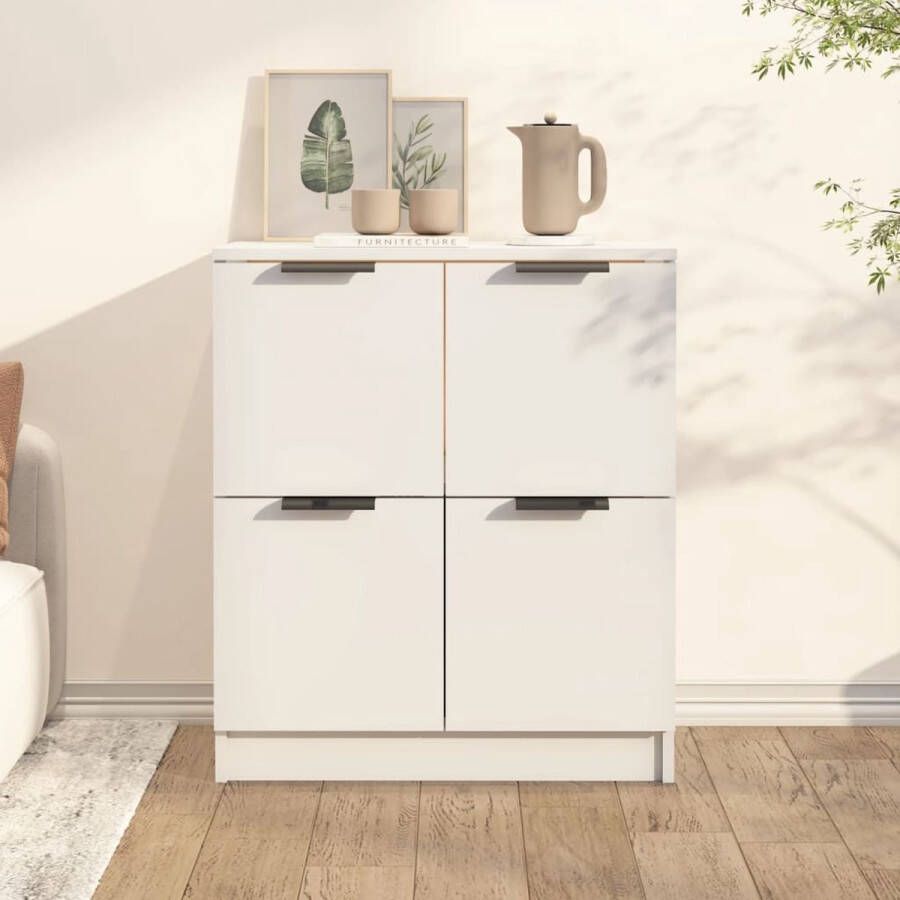 VidaXL -Dressoir-60x30x70-cm-bewerkt-hout-wit