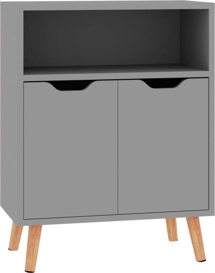 VidaXL -Dressoir-60x30x72-cm-bewerkt-hout-grijs - Foto 2