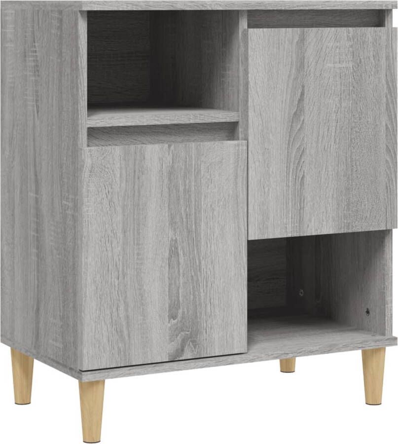 VidaXL -Dressoir-60x30x75-cm-bewerkt-hout-grijs-sonoma-eikenkleurig - Foto 2