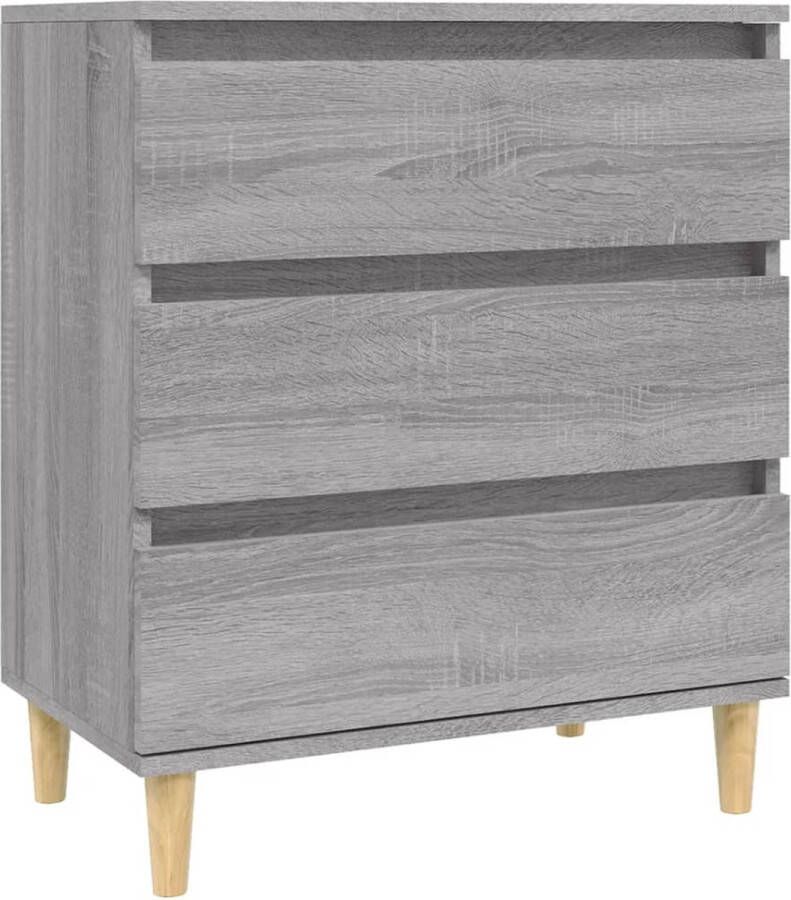 VidaXL -Dressoir-60x30x75-cm-bewerkt-hout-grijs-sonoma-eikenkleurig - Foto 2