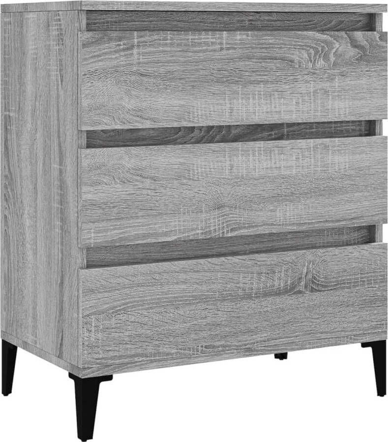 VidaXL -Dressoir-60x30x75-cm-bewerkt-hout-grijs-sonoma-eikenkleurig - Foto 2