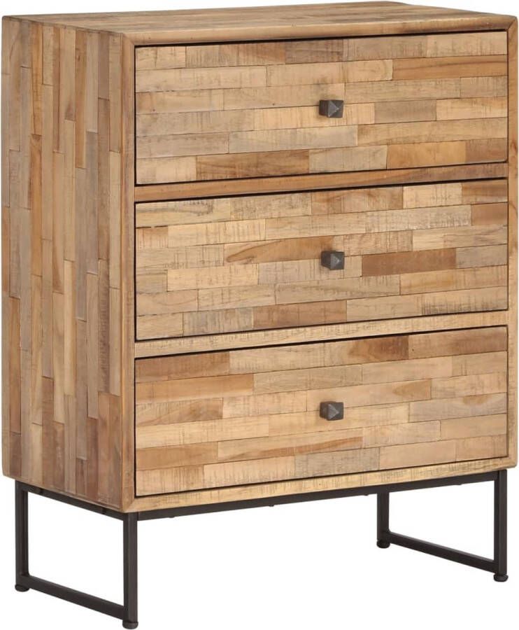 VidaXL -Dressoir-60x30x75-cm-gerecycled-teakhout - Foto 2