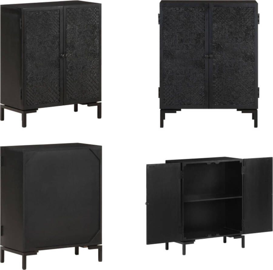 VidaXL Dressoir 60x30x76 cm massief mangohout Dressoir Dressoirs Kast Kasten