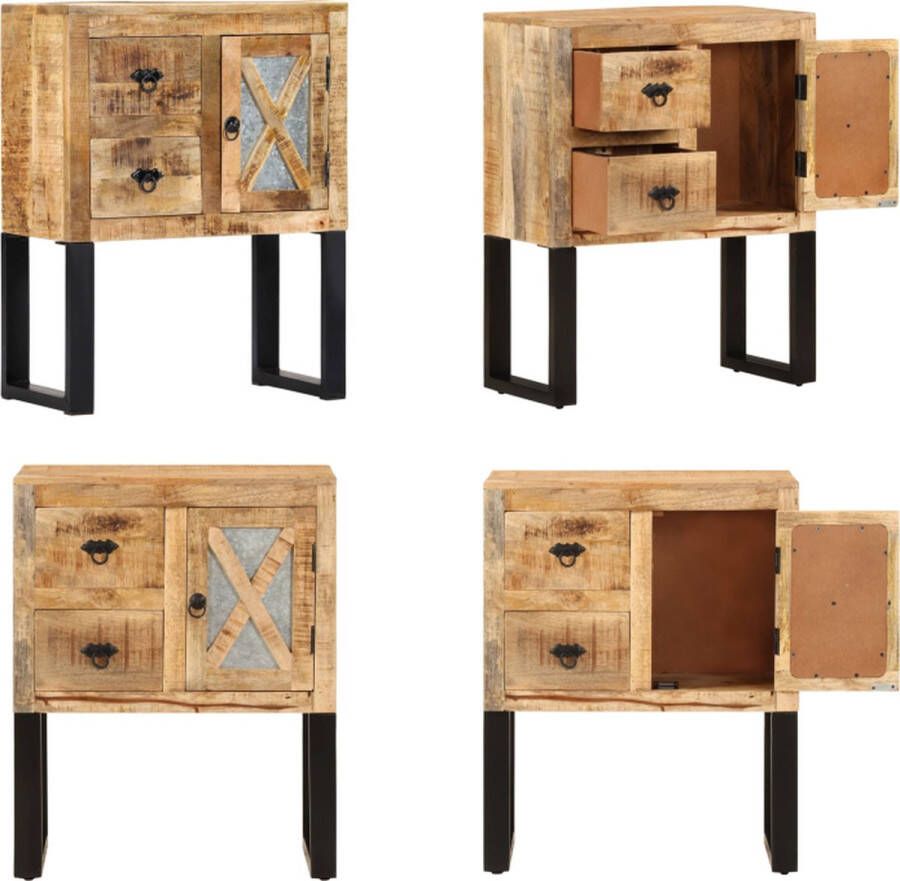 VidaXL Dressoir 60x30x76 cm massief mangohout Dressoir Dressoirs Tv-standaard Hifi-kast